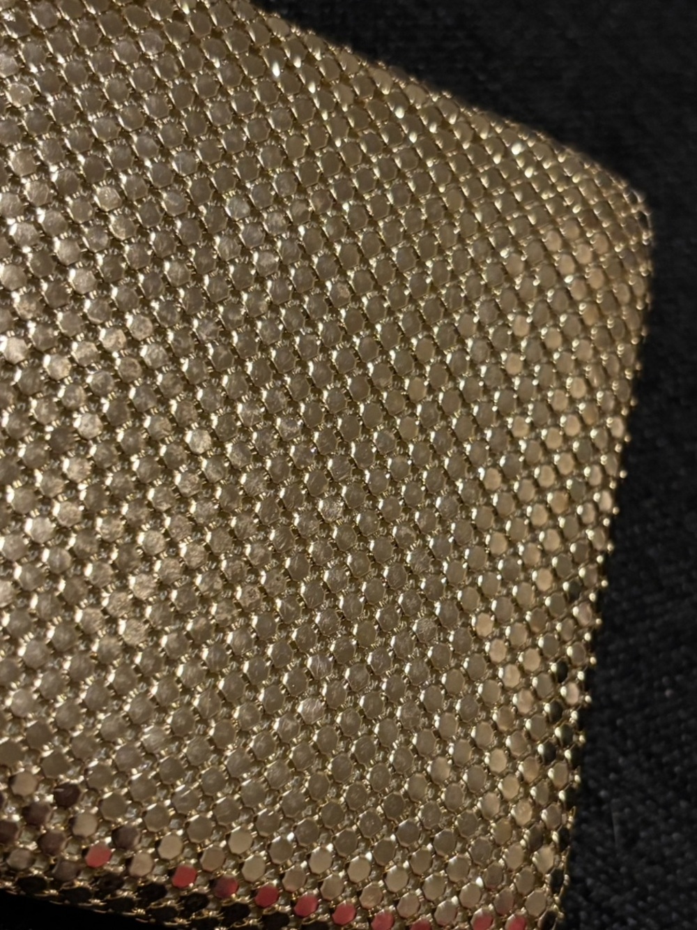 Vintage Gold Mesh Coin Purse Wallet - Picture 3 of 10